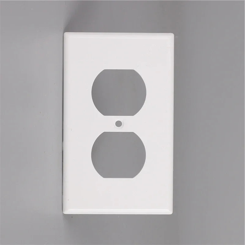 Replaces Plug-In Night Light - Electrical Receptacle Wall Plate With LED Night Lights Auto OnOff Sensor Wall Light Switch