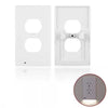 Replaces Plug-In Night Light - Electrical Receptacle Wall Plate With LED Night Lights Auto OnOff Sensor Wall Light Switch