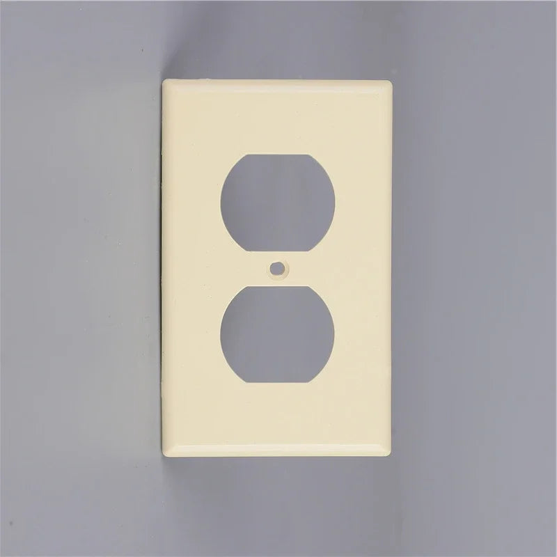 Replaces Plug-In Night Light - Electrical Receptacle Wall Plate With LED Night Lights Auto OnOff Sensor Wall Light Switch